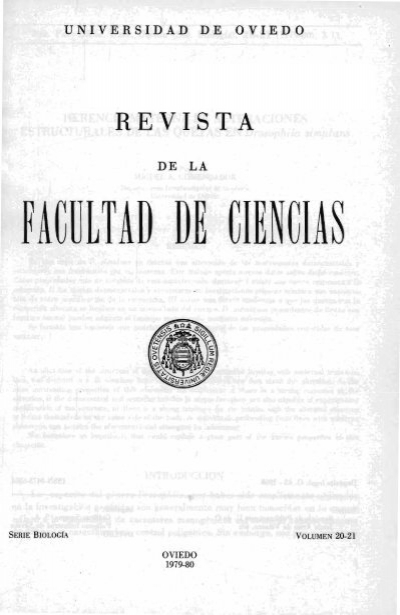 FACULTAD DE CIENCIAS - Repositorio de la Universidad de Oviedo