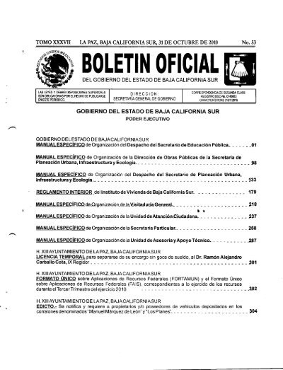Boletan No 53 Secretaria De Educacia N PaÂºblica Baja California Sur