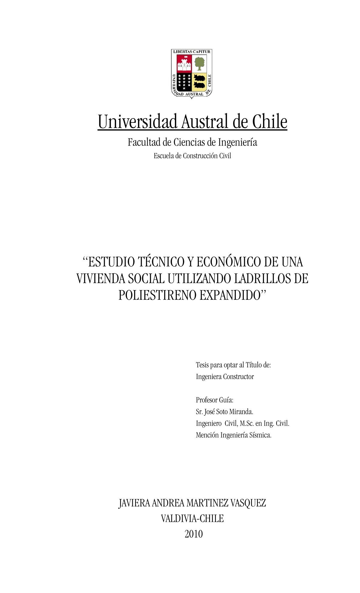 Universidad Austral de Chile - CyberTesis UACh - Universidad