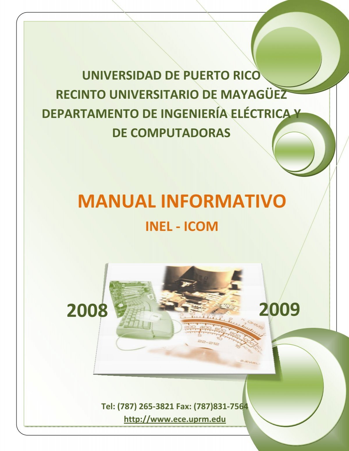 Manual Informativo Ingenieria Electrica Y Computadoras Uprm