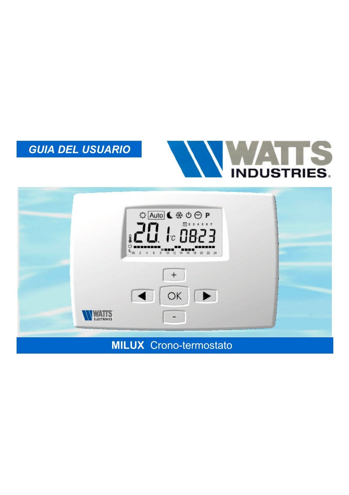 Termostato Milux 2 de Watts - Materiales Calefacción