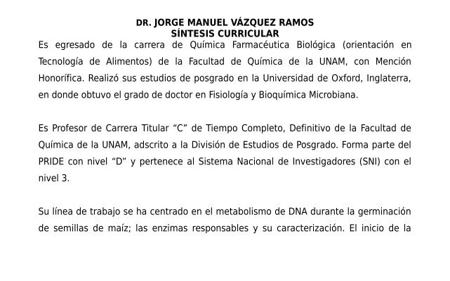 DR. JORGE MANUEL VÃ ZQUEZ RAMOS NTESIS CURRICULAR ...
