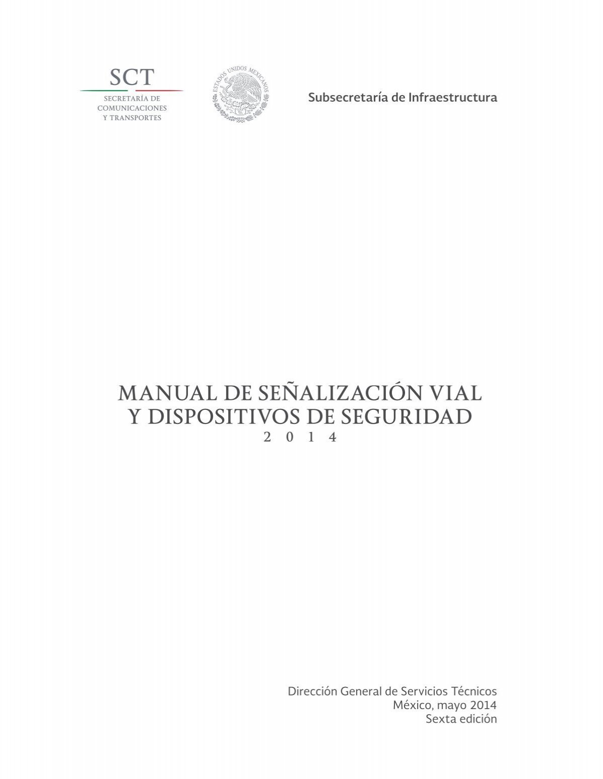 Manual de señalizacion vial 2017 pdf