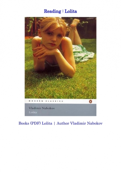 Casi Reparador temblor Books (PDF) Lolita | Author Vladimir Nabokov