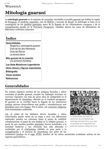 Mitología guaraní - Wikipedia, la enciclopedia libre