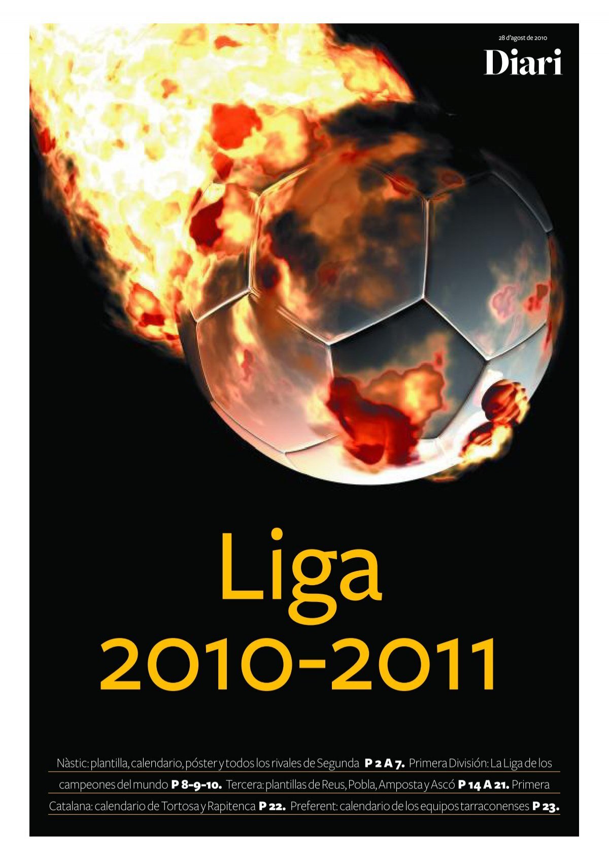 Calendario de Liga Primera Catalana Calendario Primera ...