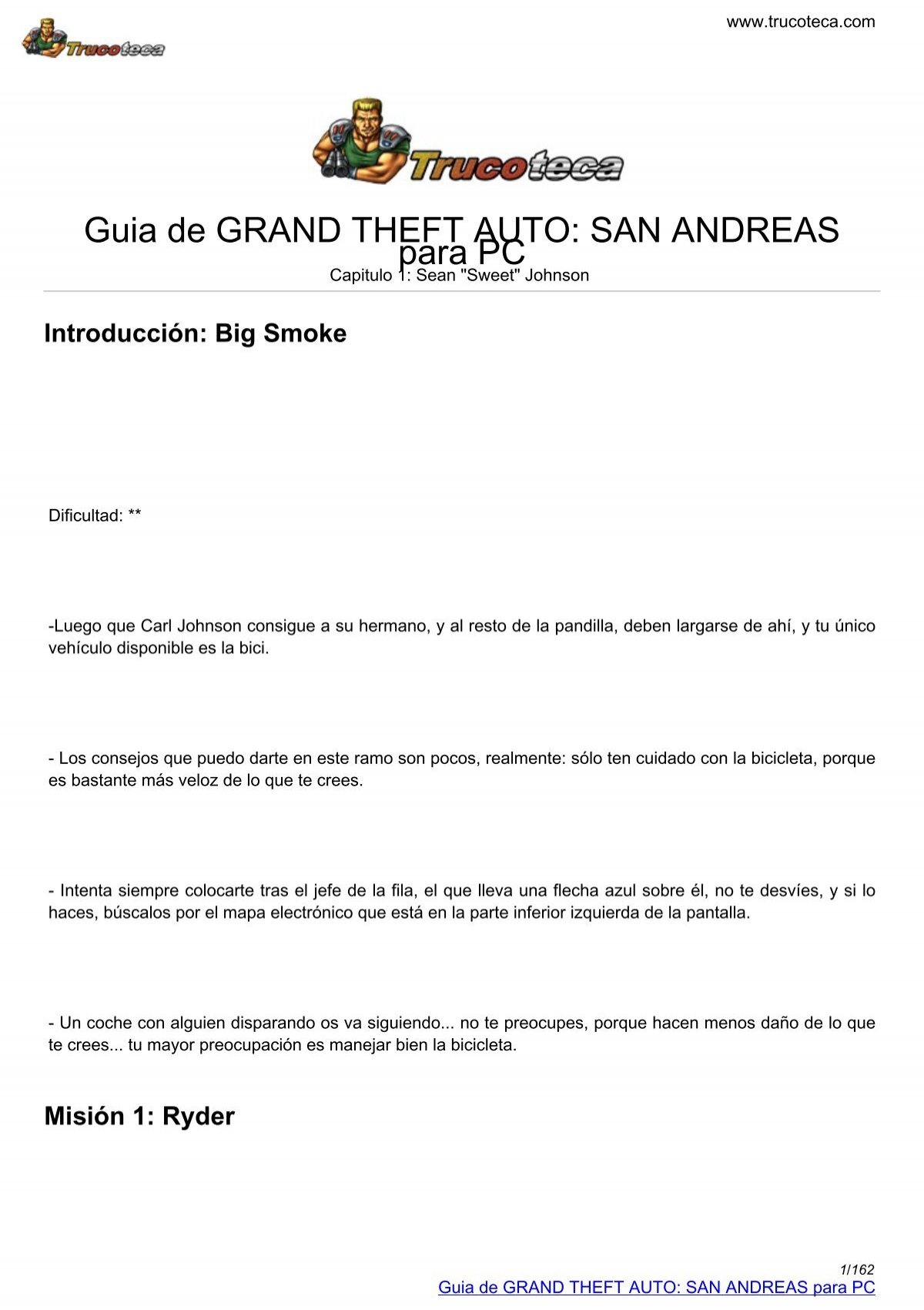 Aquí Tienes Los Trucos de 'GTA San Andreas' de Vehículos. Helicópteros,  Coches, PDF, Nintendo