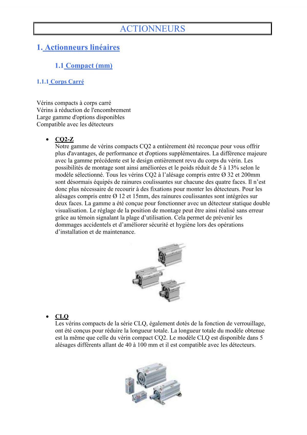 Accessoires Pour Vérins ISO 15552 et 21287 - Vérins pneumatiques,  eléctrovannes, conditionnement de l'air comprimé