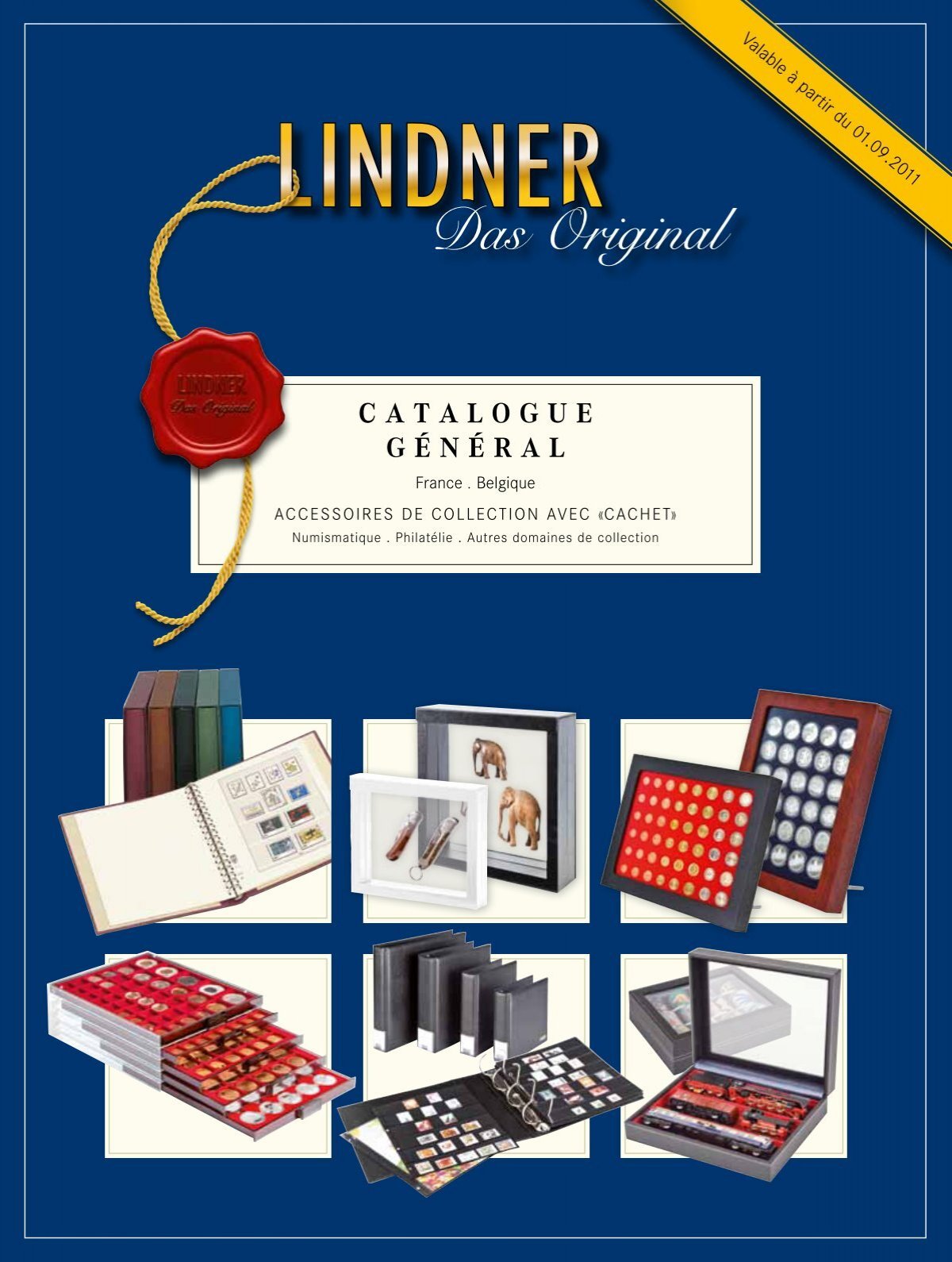 Grande valise numismatique - Lindner Original