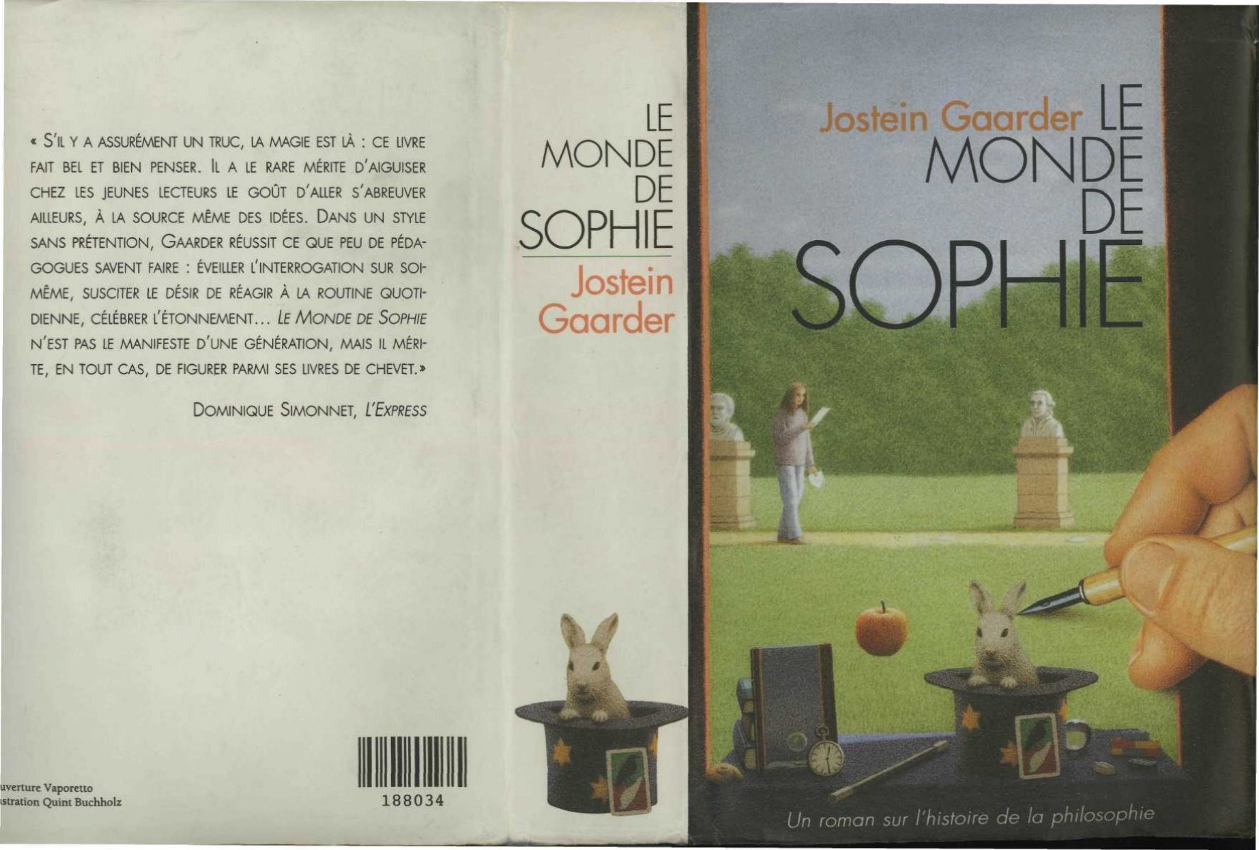 Le Monde de Sophie, Jostein Gaarder, Points - Café Powell