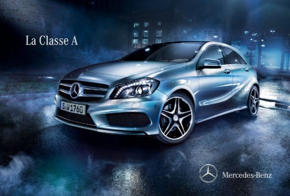 Mercedes Benz 200 à 450 garniture série prospectus brochure prospekt français 