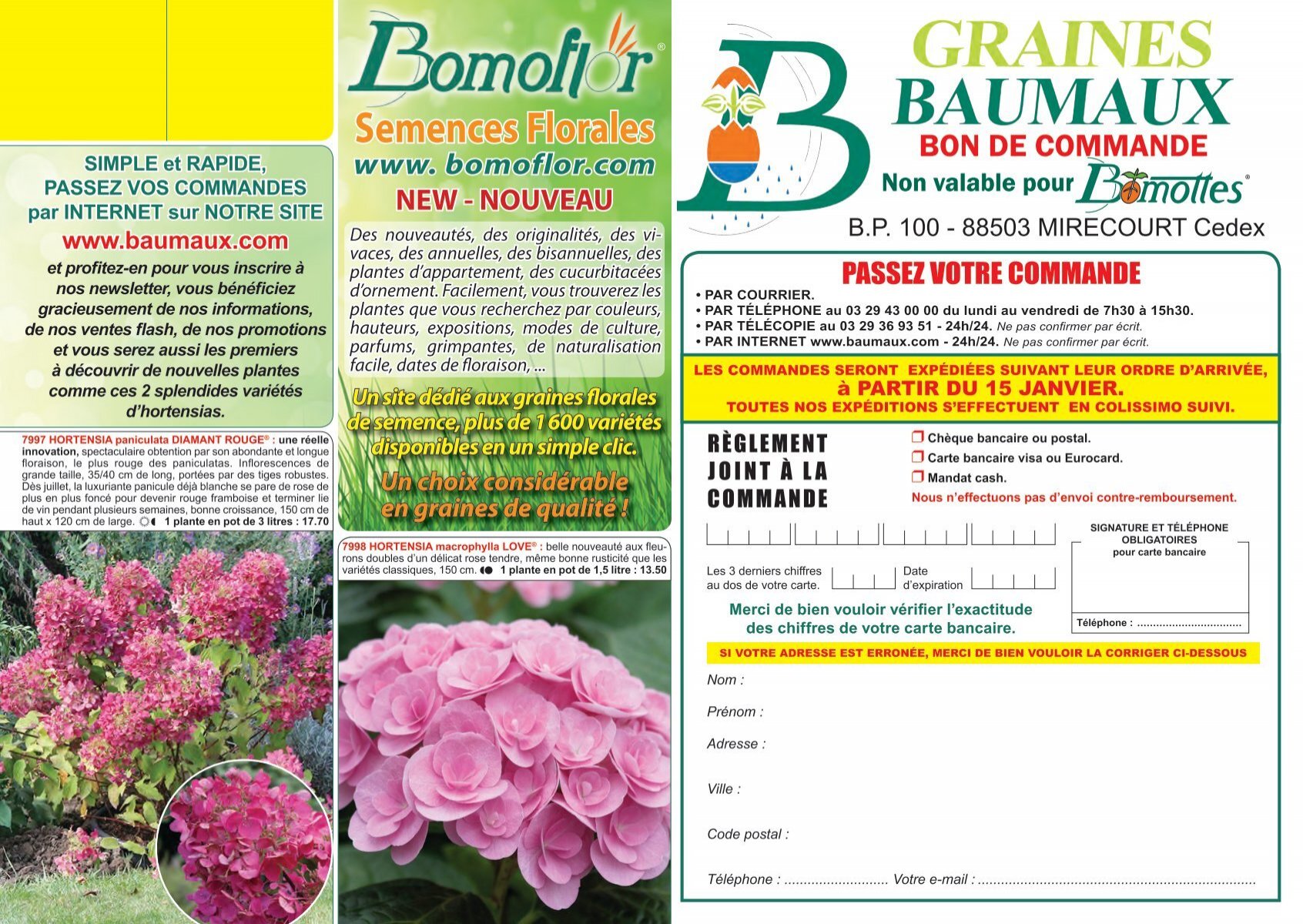 Graines Baumaux : Semences, Graines, Bulbes Et Plants
