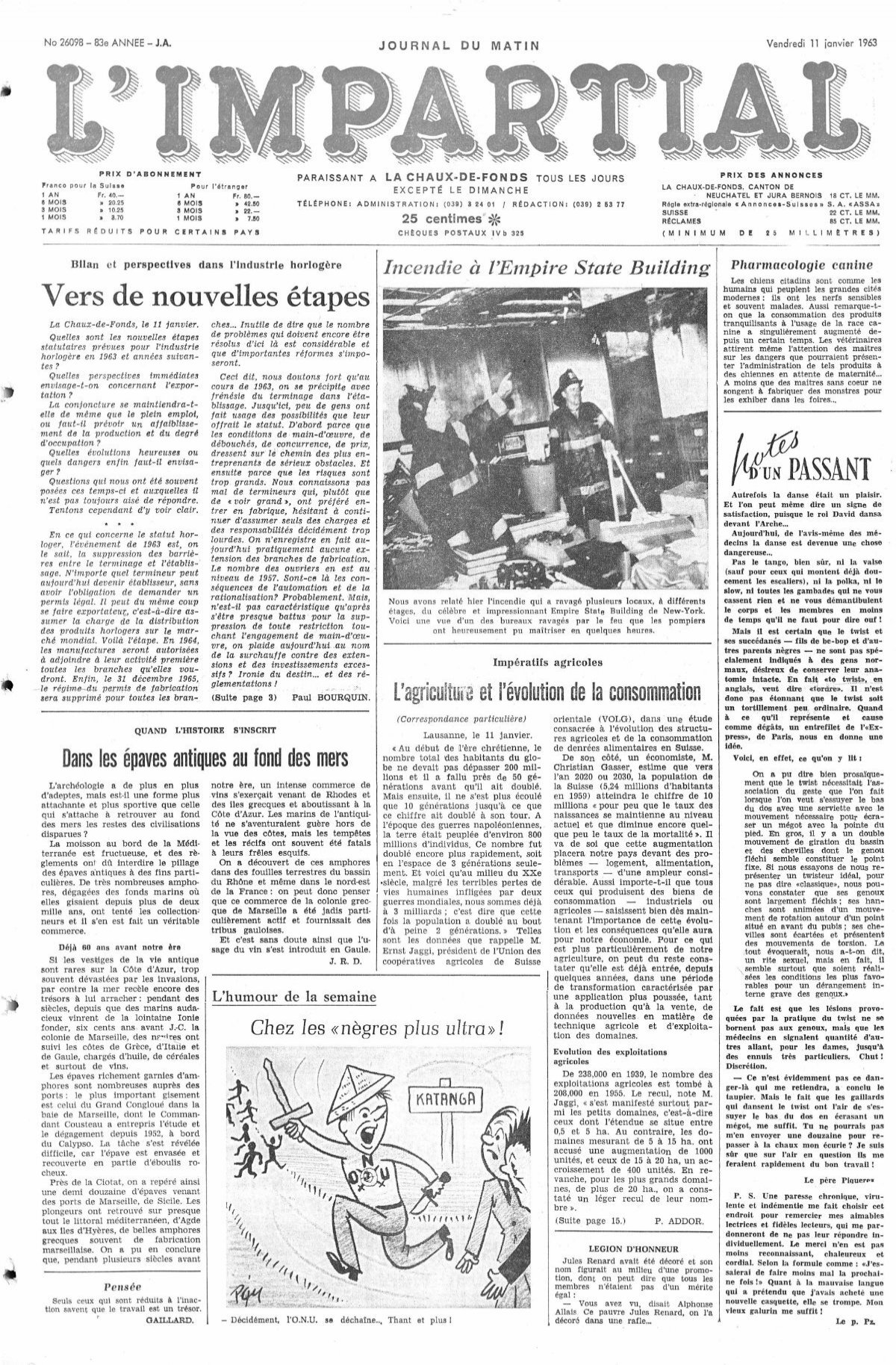 J - Archives historiques, L'Express