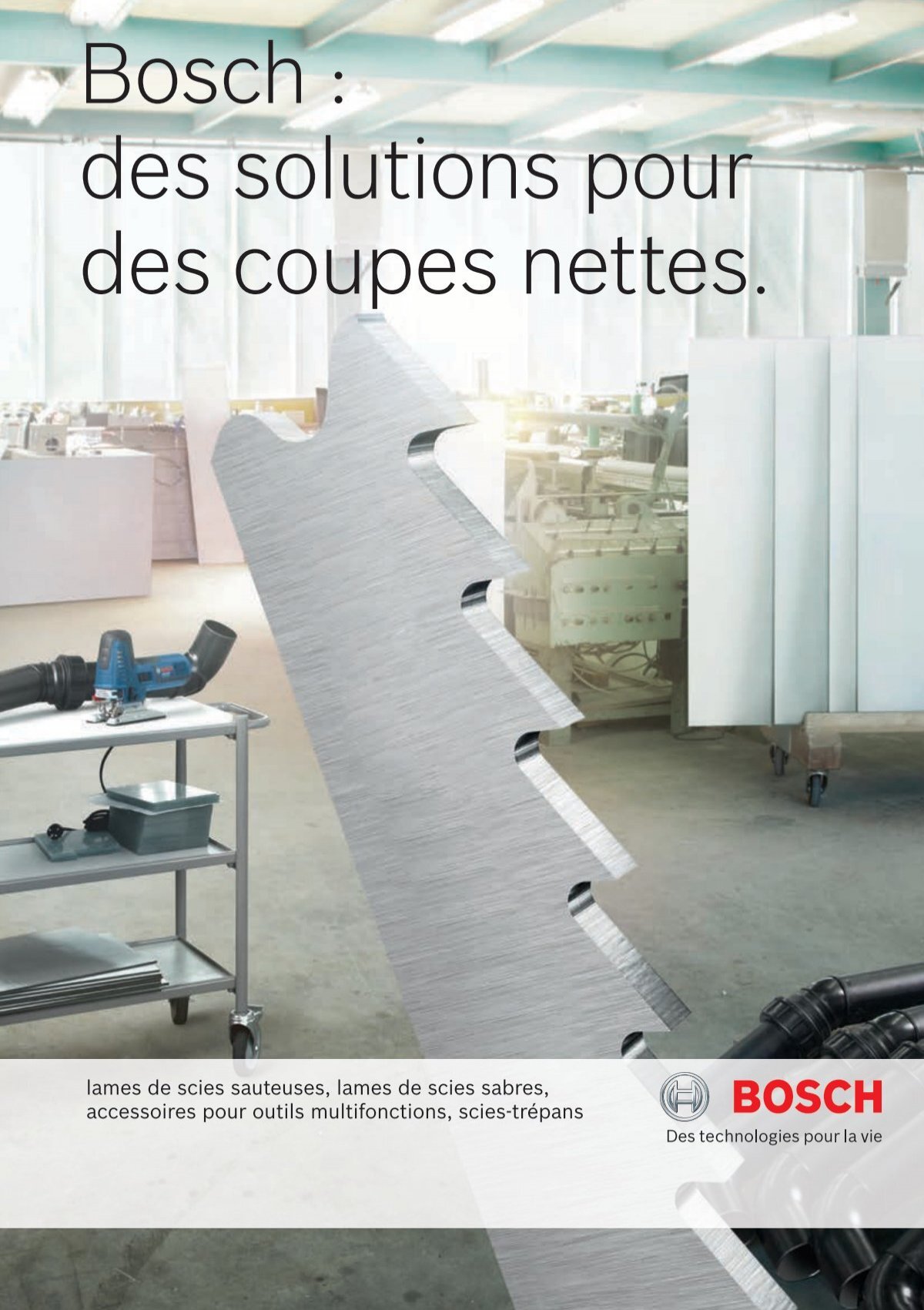 Scie cloche 100mm pour lampes spots Bosch