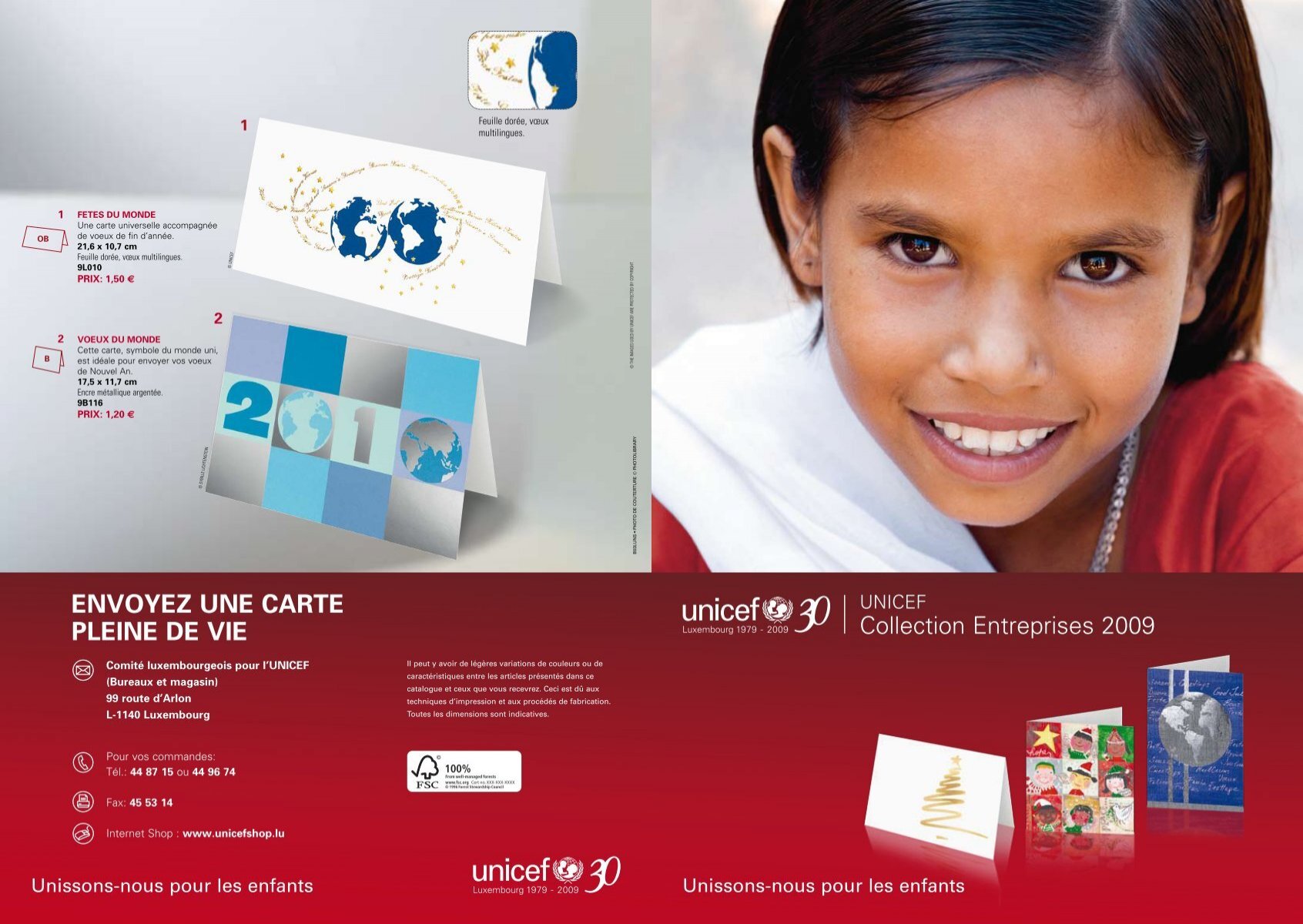 EnVoyEz unE CArtE PLEinE dE ViE - Le shop de l'UNICEF