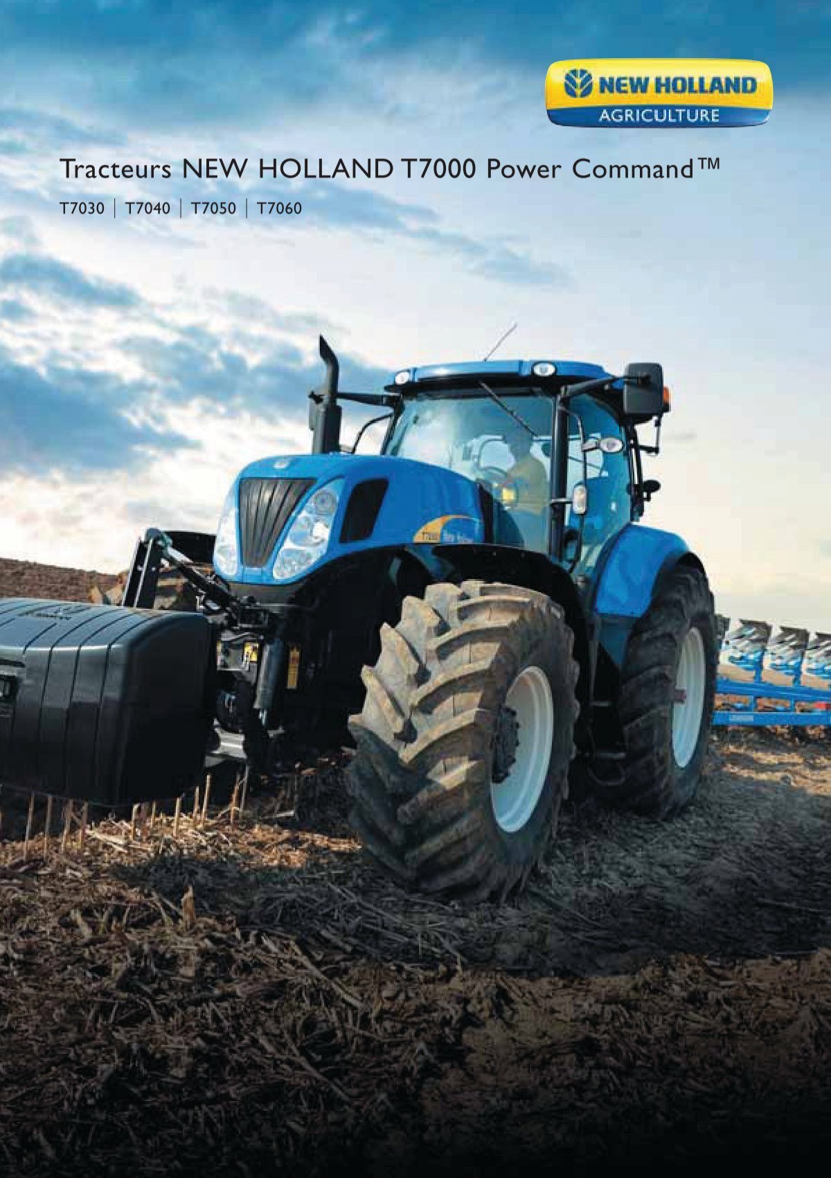 Tracteurs NEW HOLLAND T7000 Power Command™