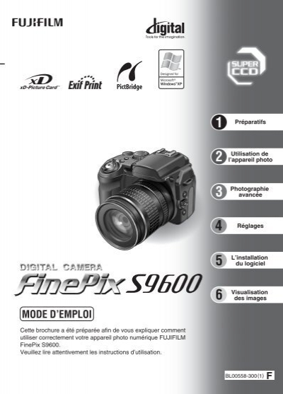 FinePix S9600 Mode d'emploi - Fujifilm France