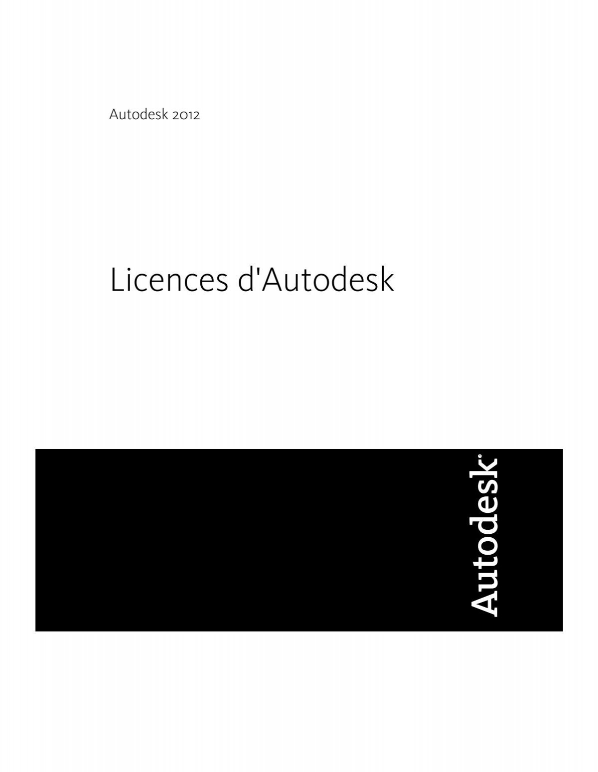 Licences D Autodesk Exchange