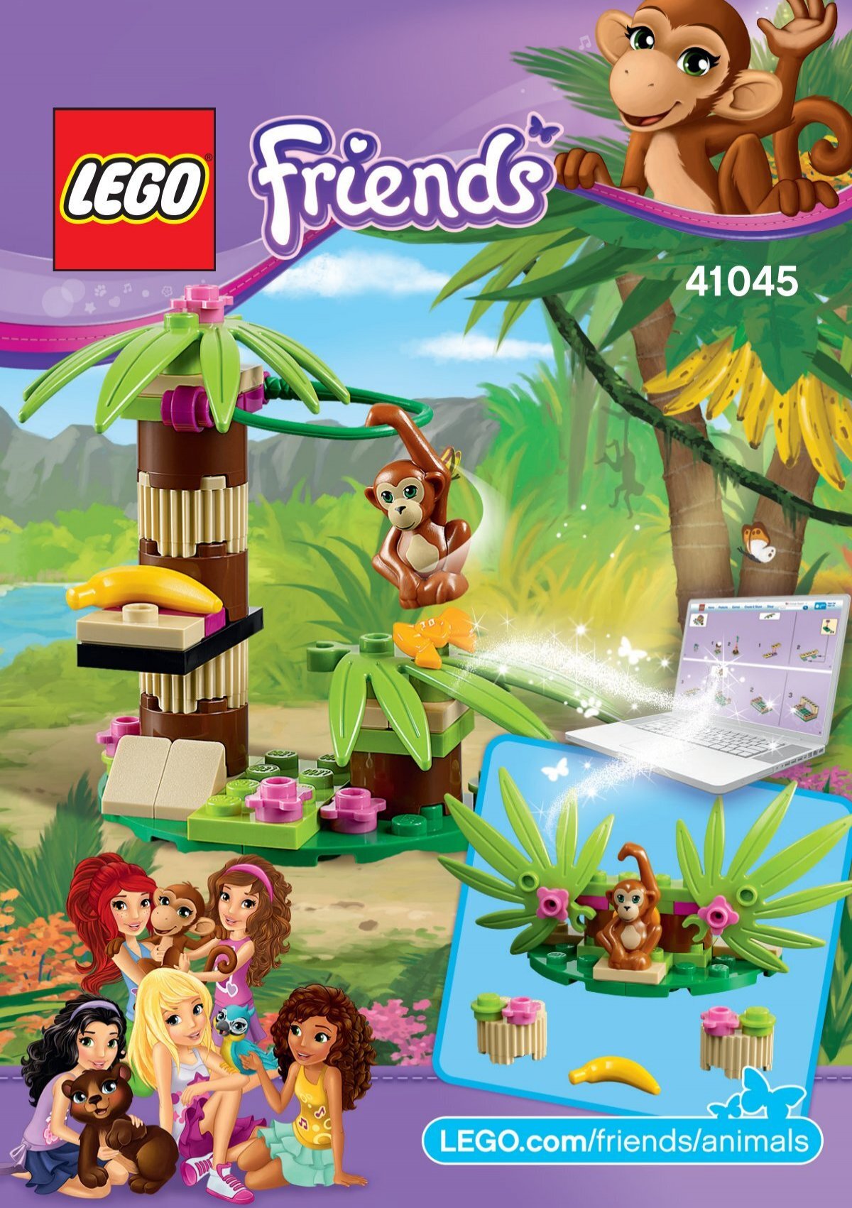 Lego Orangutan's Tree - 41045 (2014) - Turtle's Paradise 41045 B Model
