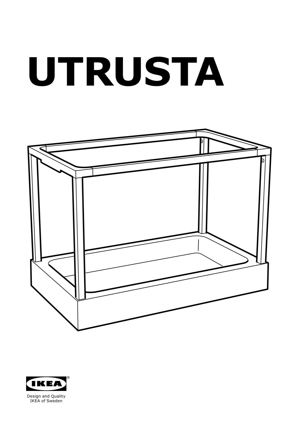 IKEA #poubelle sous evier #UTRUSTA