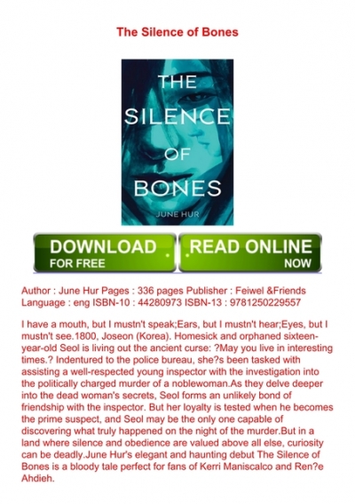 Download Book The silence of bones Free