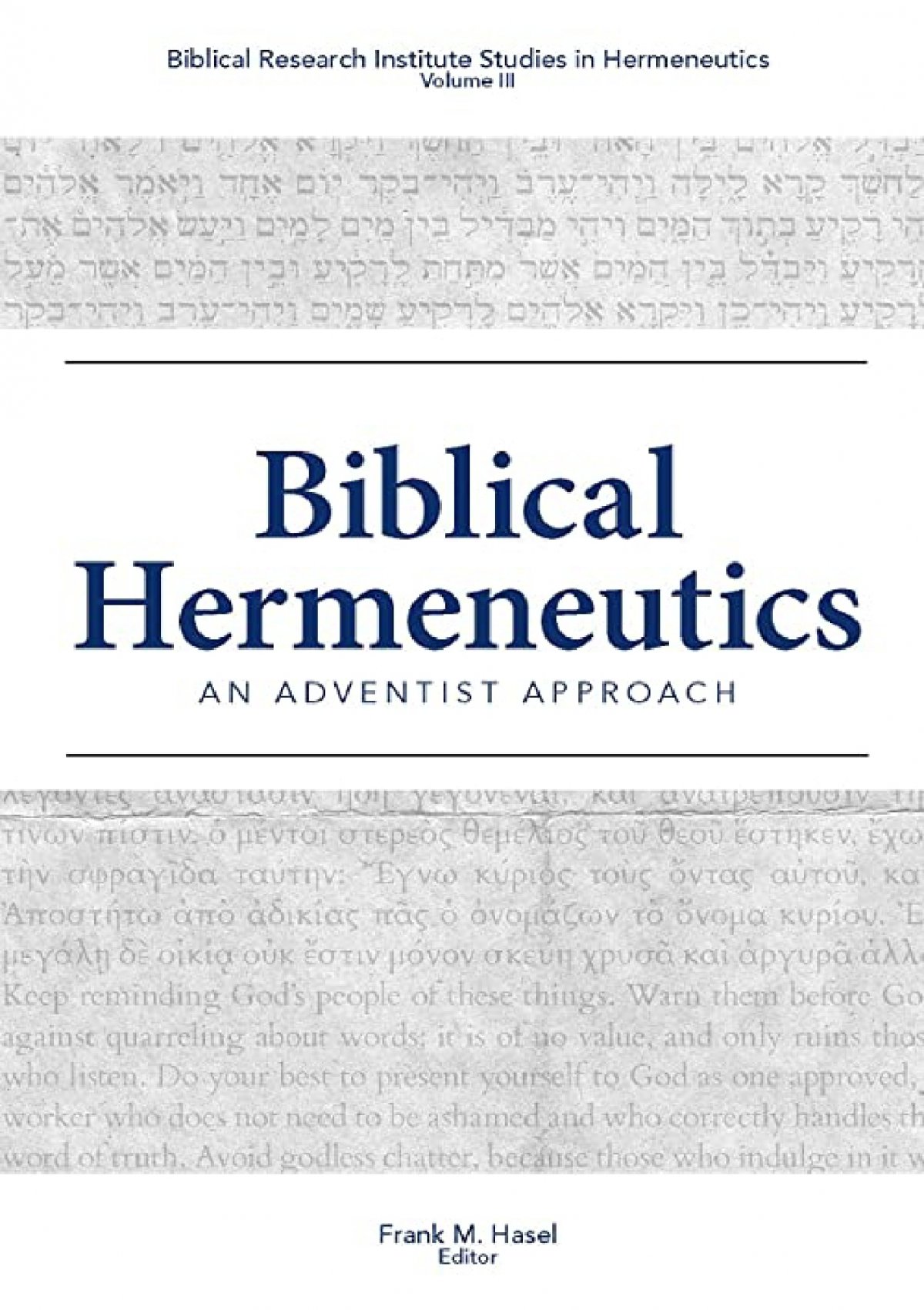 PDF) Biblical Hermeneutics through Anthroponyms. Its Chances