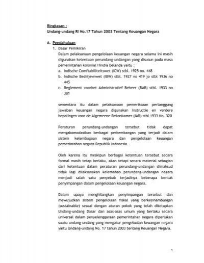 Kementerian negara indonesia diatur dalam peraturan perundang-undangan yaitu
