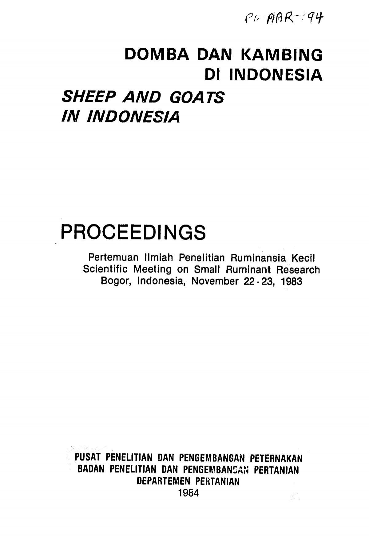 Proceedings - Pdf, 101 Mb - Usaid