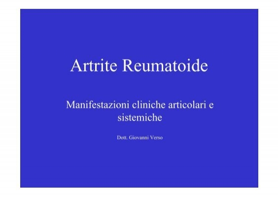 artrite settica mortalità bolile reumatice