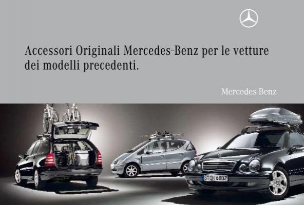 Accessori Originali Mercedes-Benz per le vetture dei modelli