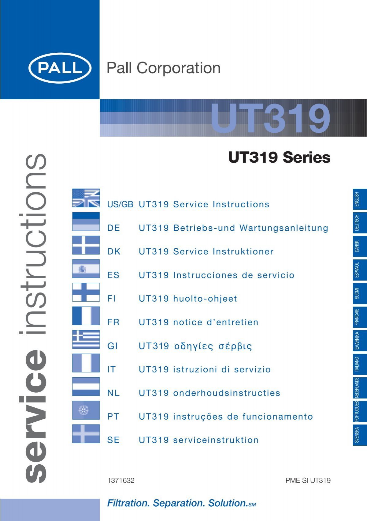 Pme Si Ut319 Series Service Instructions
