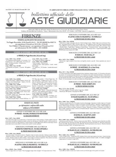 ASTE GIUDIZIARIE - ISVEG Istituto Vendite Giudiziarie
