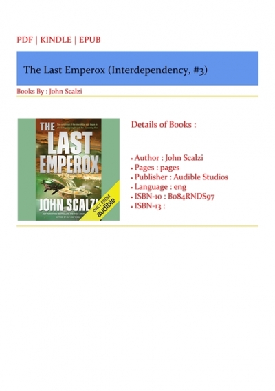Get e-book The last emperox release date For Free