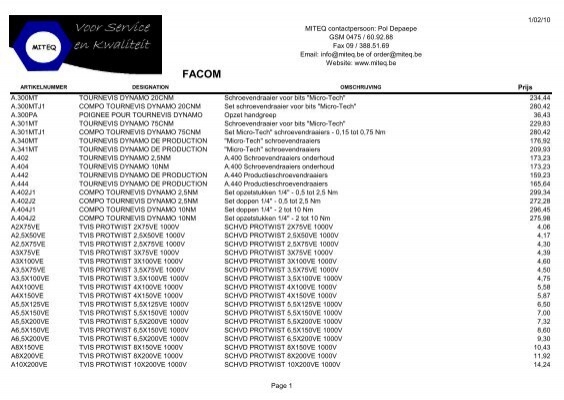Facom 412.150AVSE Coup Cab 1000V Cuivre-Alu32Mm 