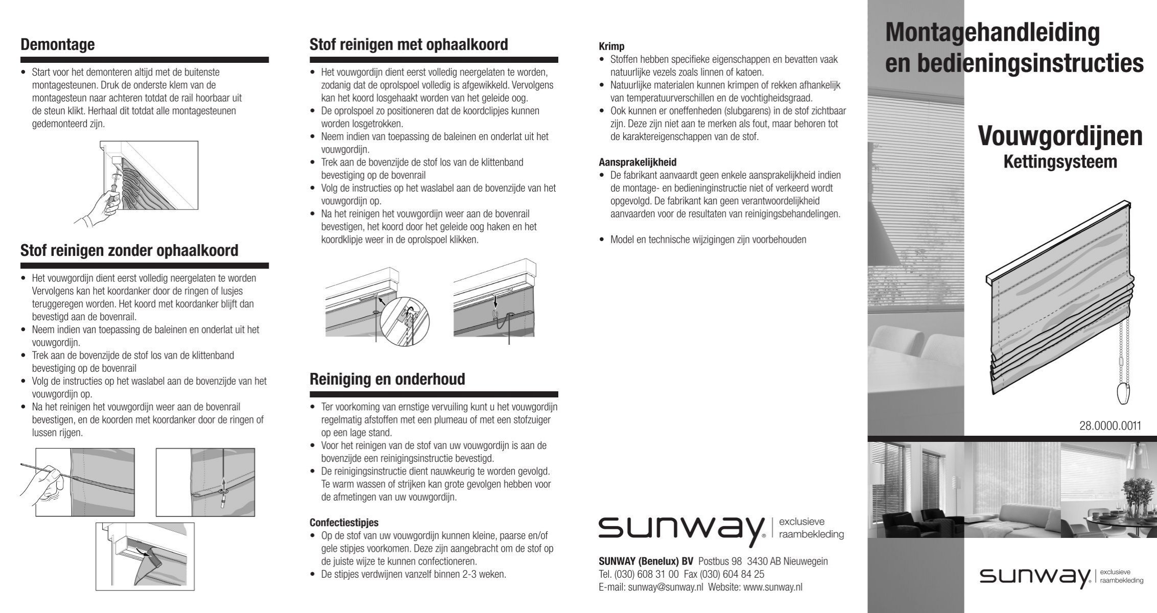 Montagehandleiding Kettingbediening - Sunway