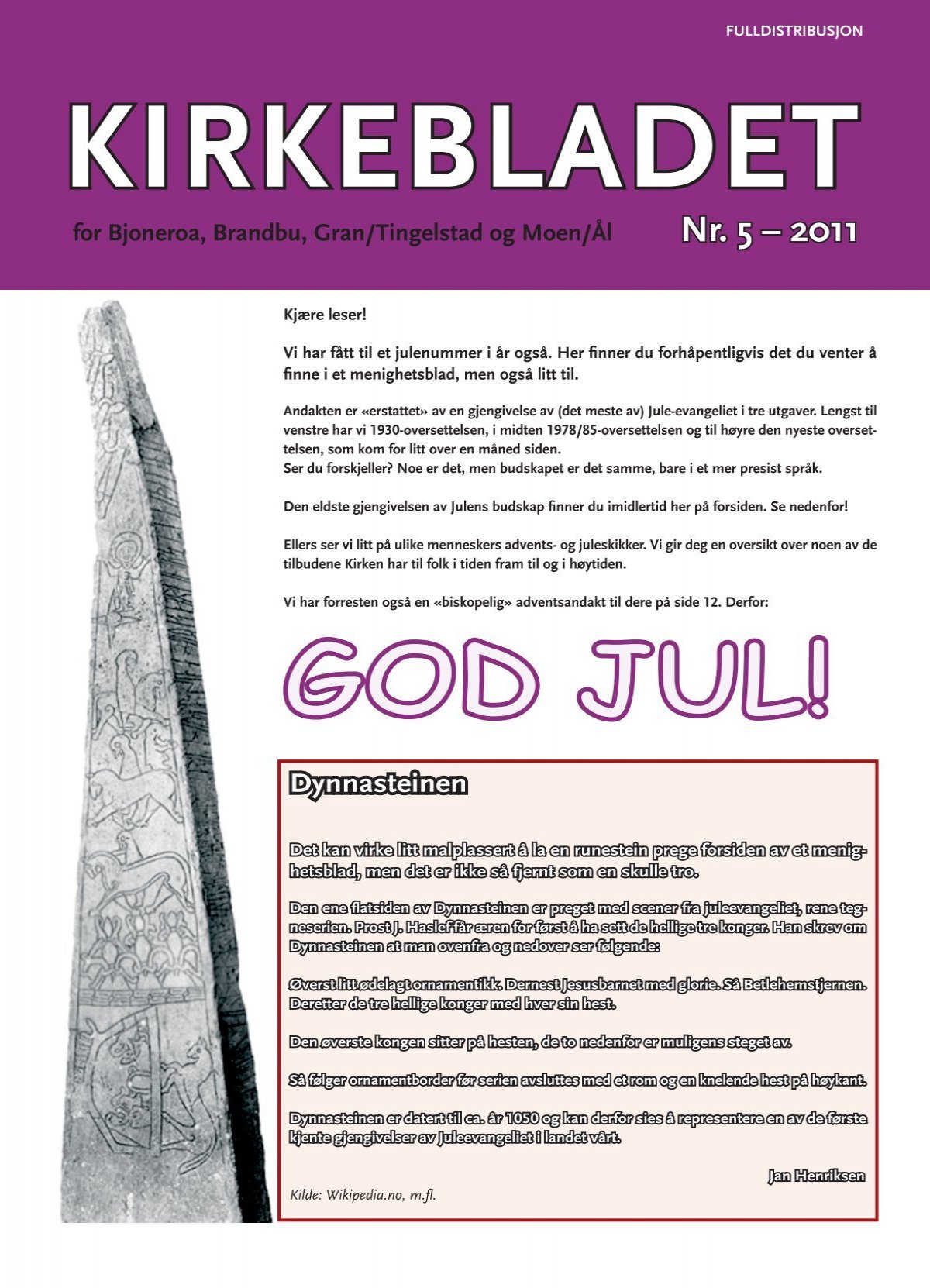 GOD JUL! i Gran - Den norske kirke