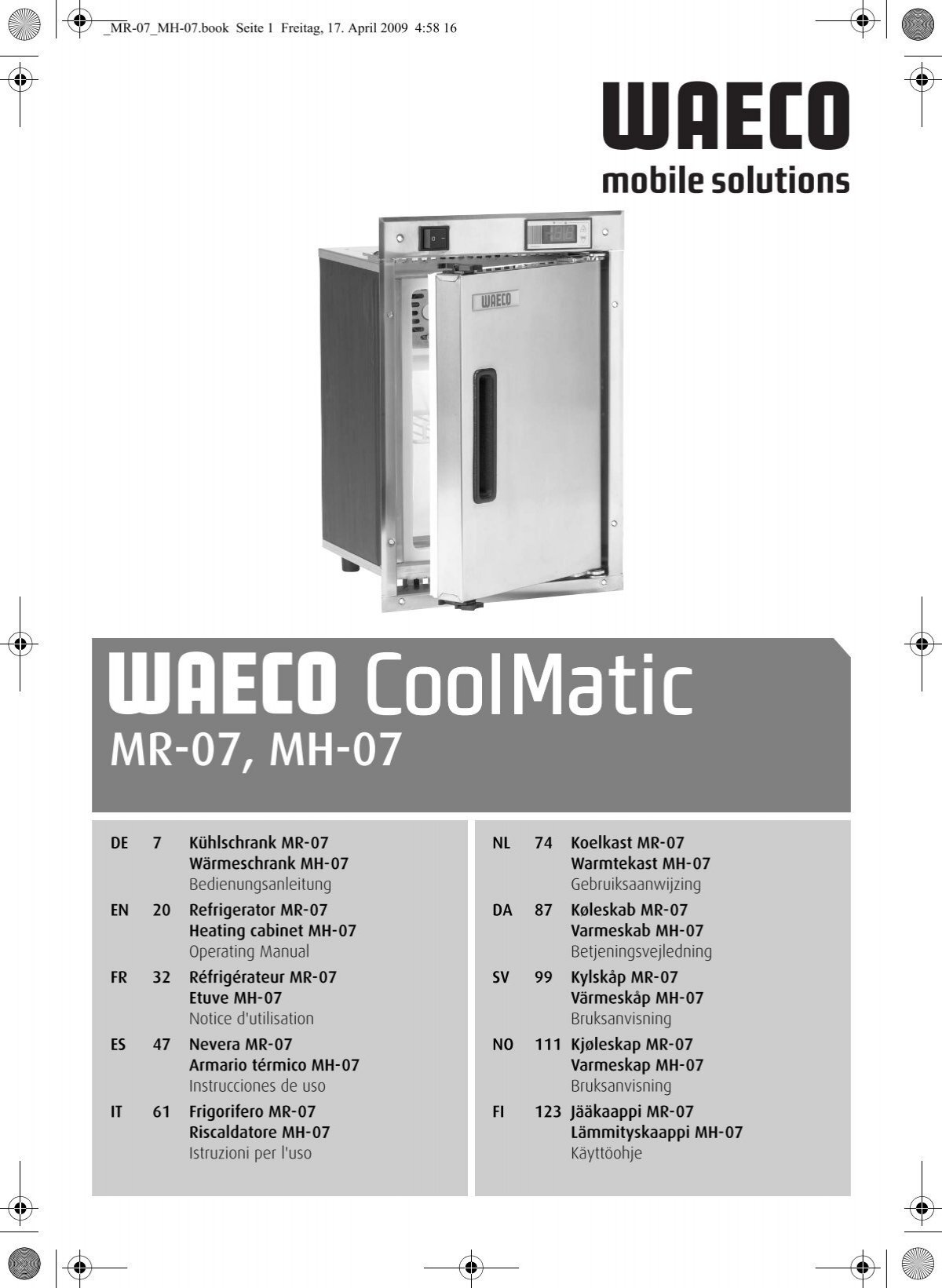 Dometic CoolMatic MR 07 - Kühlschrank