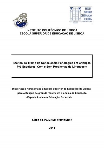 Efeitos do Treino da Consciência Fonológica.pdf - Repositório ...