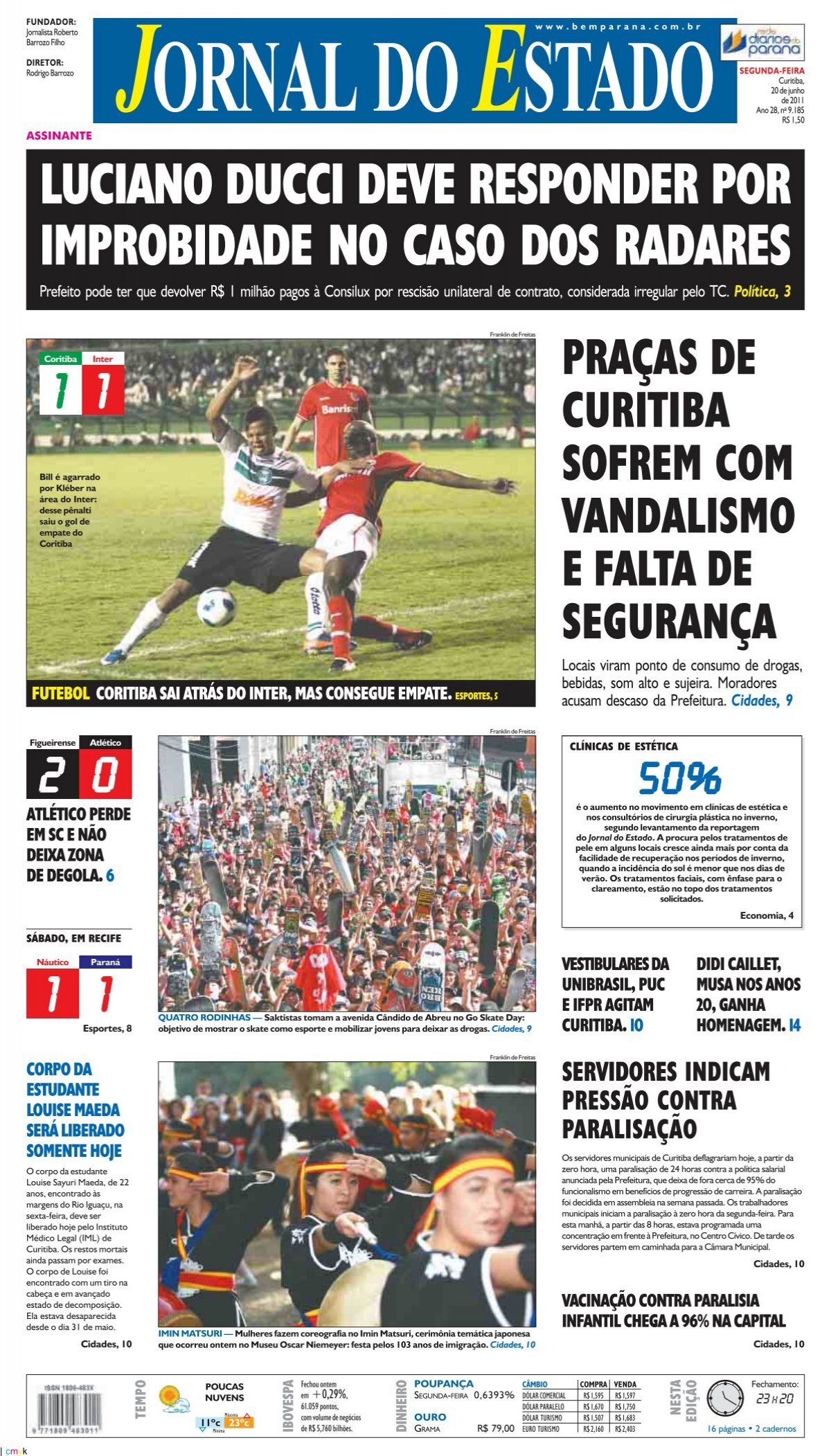 AGORA: Globo paralisa jornal com rasteira de Ronaldo no Santos