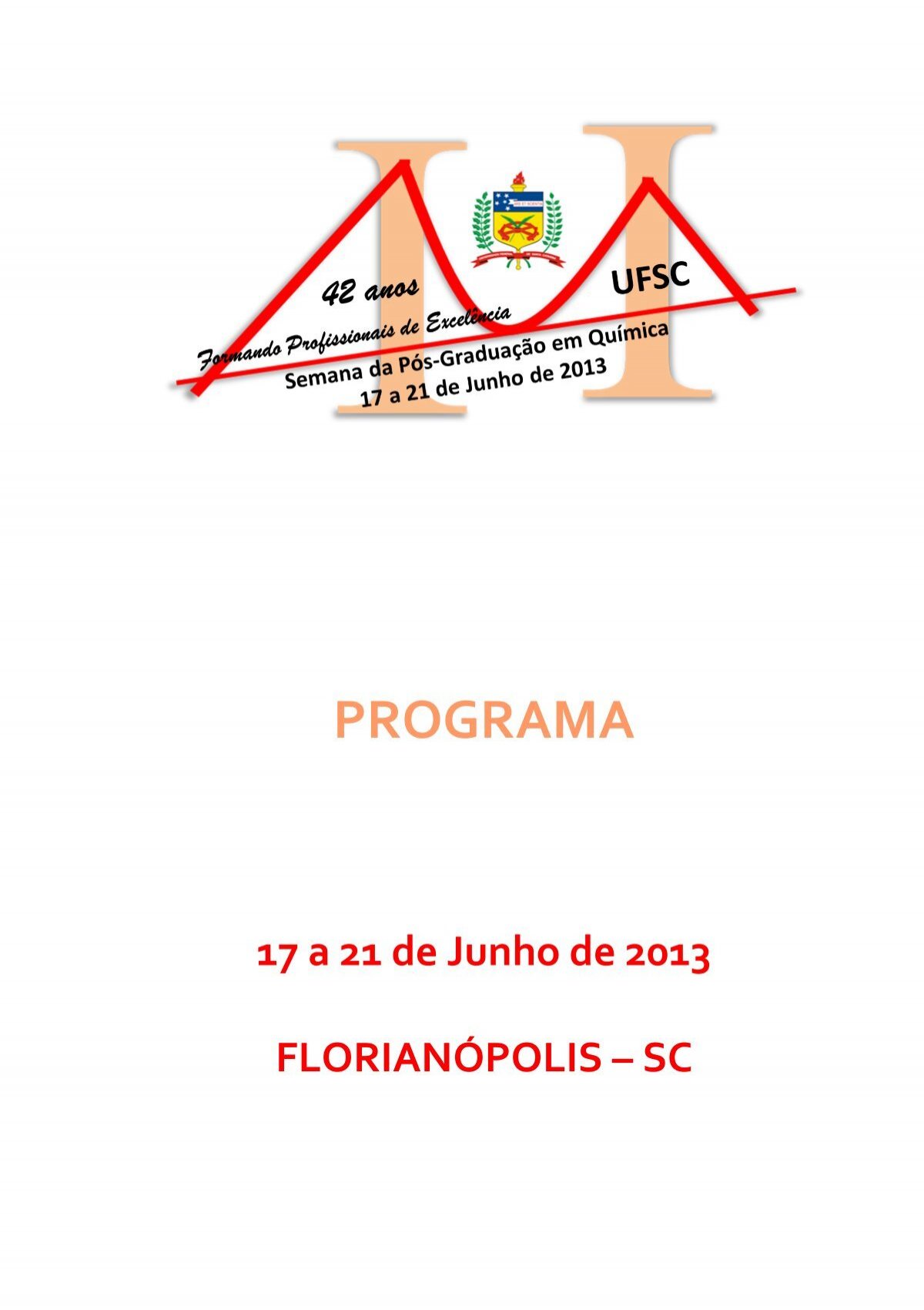 Programa Universidade Federal De Santa Catarina Ufsc