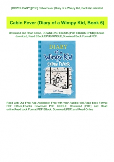 Downloadpdf Cabin Fever Diary Of A Wimpy Kid Book 6 Unlimited