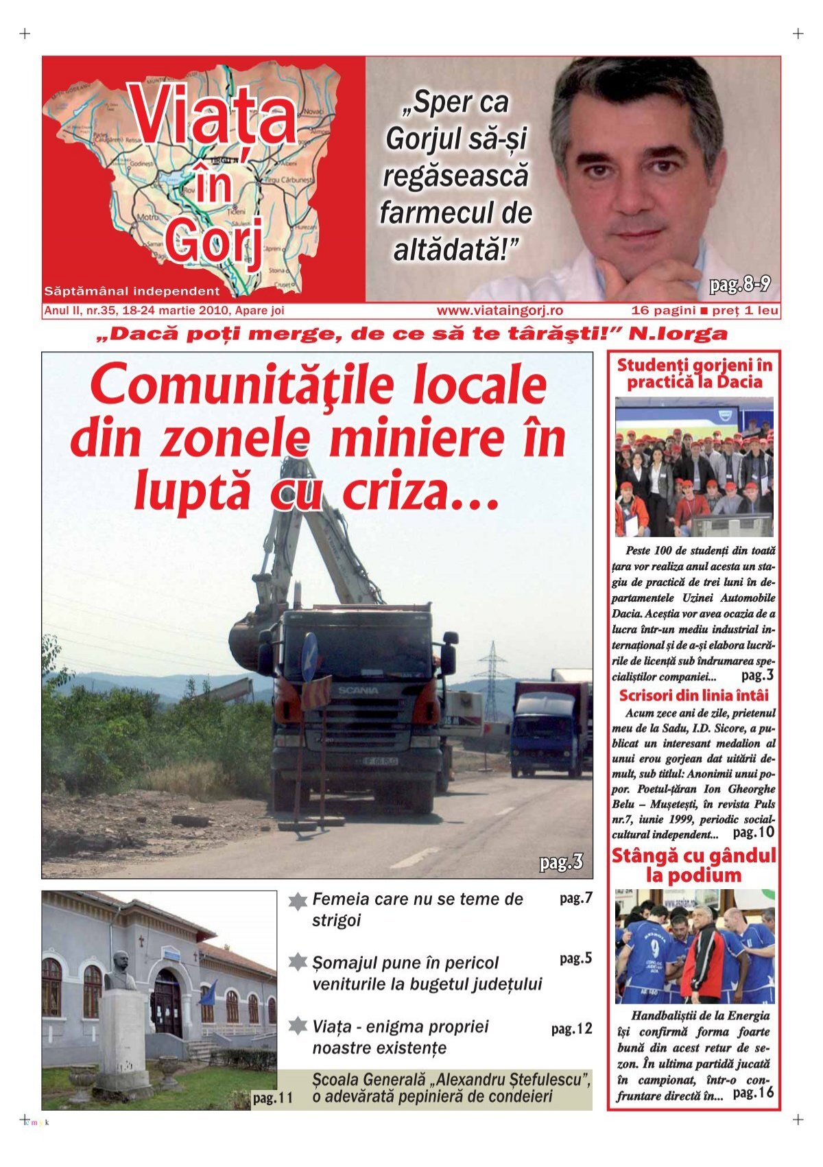 Comunităţile Locale Din Zonele Miniere In Luptă Cu Criza