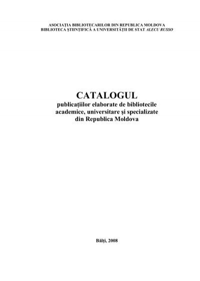 Vulgarity swallow chrysanthemum Catalogul publicaÅ£iilor elaborate de bibliotecile academice ...