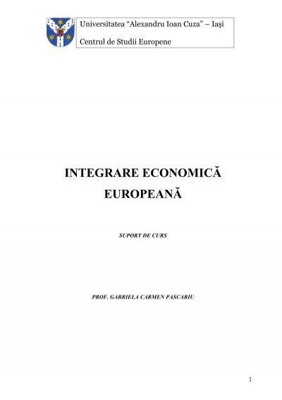 Hristos Artefact Planificat  Integrare economica europeana - Centrul de Studii Europene ...