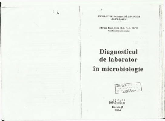 garage order obesity Diagnosticul-de-Laborator-in-Microbiologie