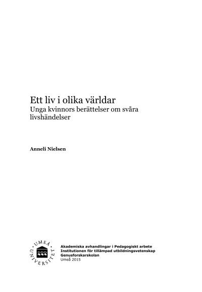 Lidström, Lena (2009): E