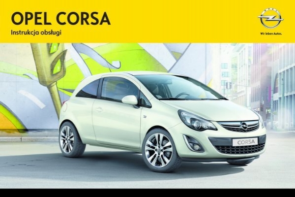 Opel Corsa 2013 Â€“ Instrukcja Obså‚Ugi Â€“ Opel Polska