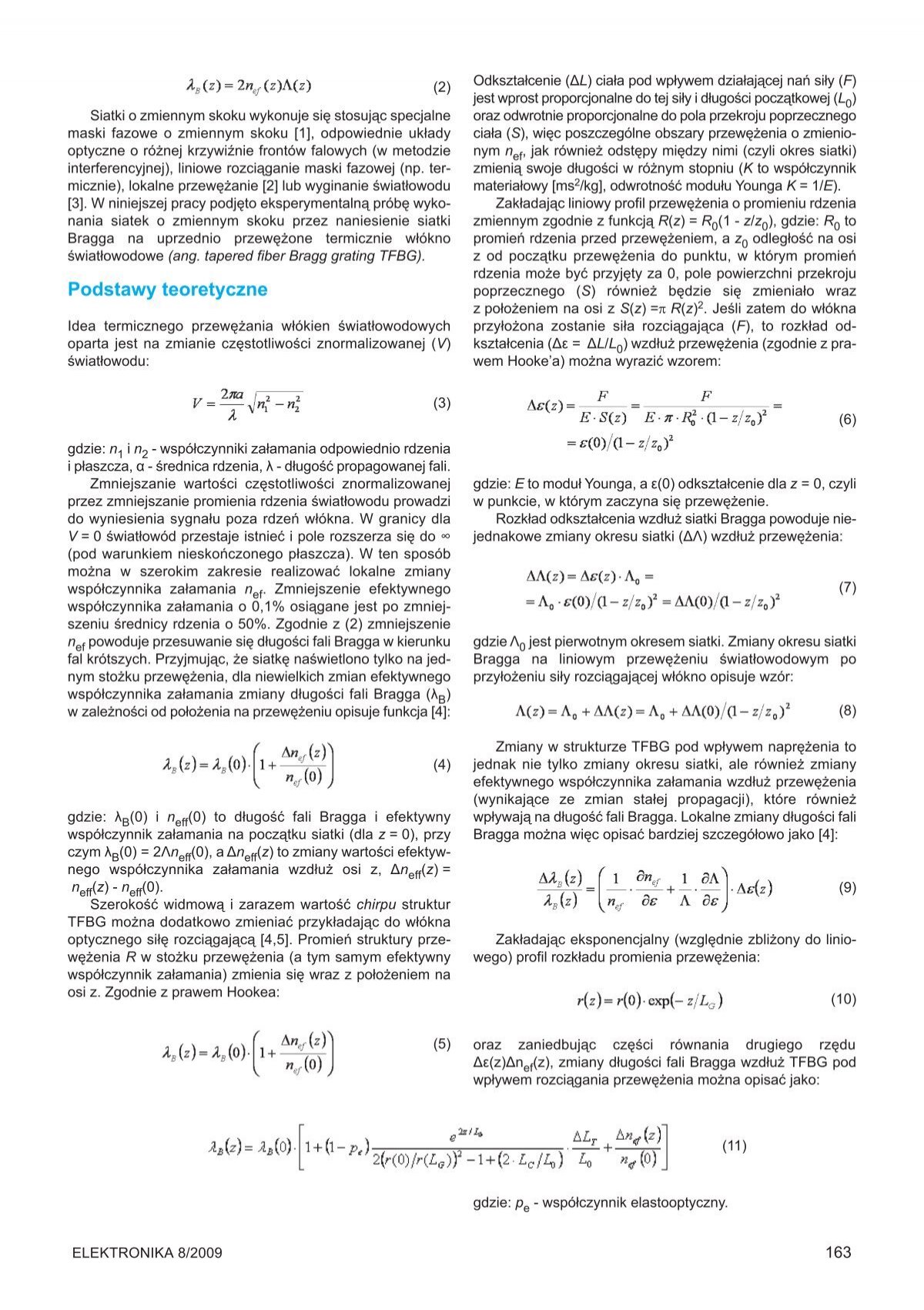 Elektronika 2009-08 Ii.pdf - Instytut Systemã³W Elektronicznych ...