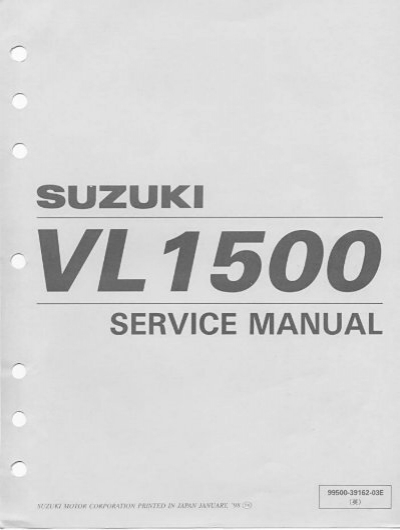 1998-2006 SUZUKI 1500 VL1500 MOTORCYCLE REPAIR MANUAL NICE INC FUEL INJECTION 