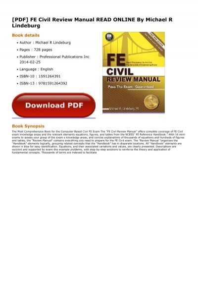 Fe civil review manual pdf free download 200 kb pdf test file download